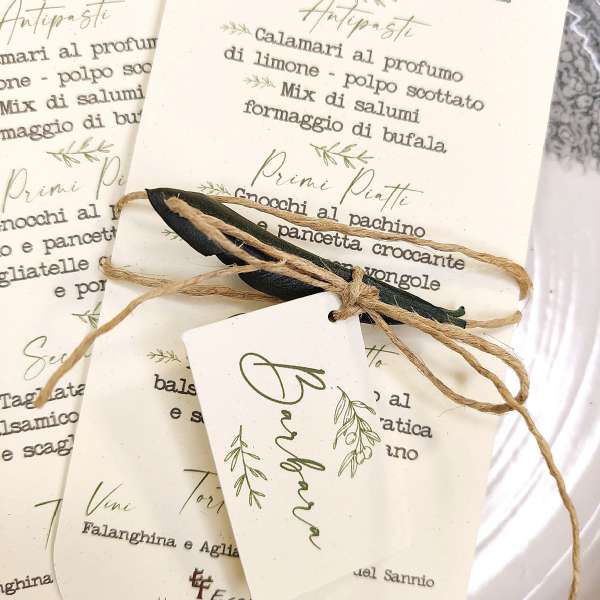 menù tema ulivo